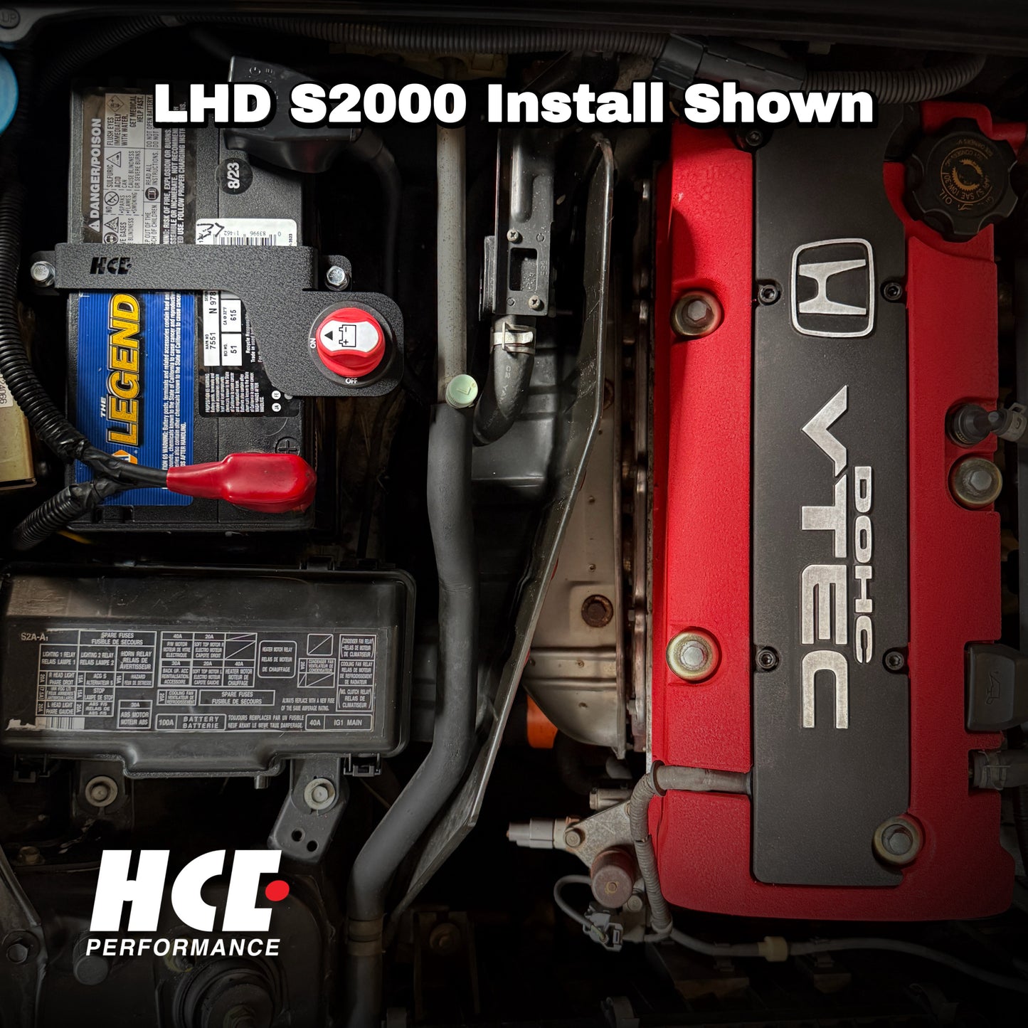 S2000 and Honda Battery Hold-Down and Disconnect Kit