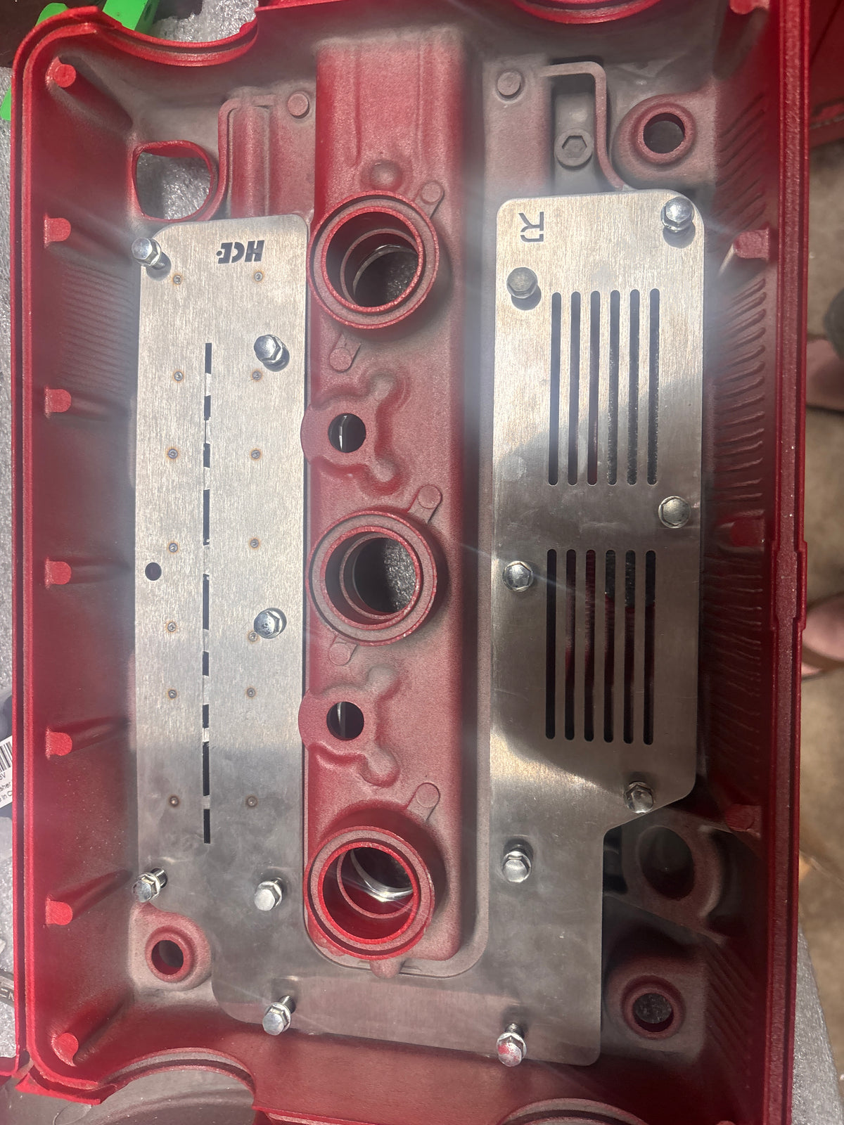NSX Stainless Steel Finned Valve Cover Baffles